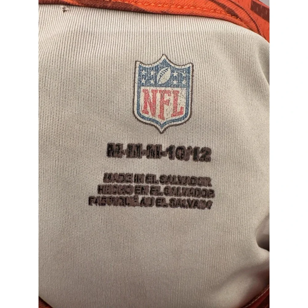 Miami Dolphins Tua Tagovailoa #1 Compression Shirt Youth M Orange NFL Tee